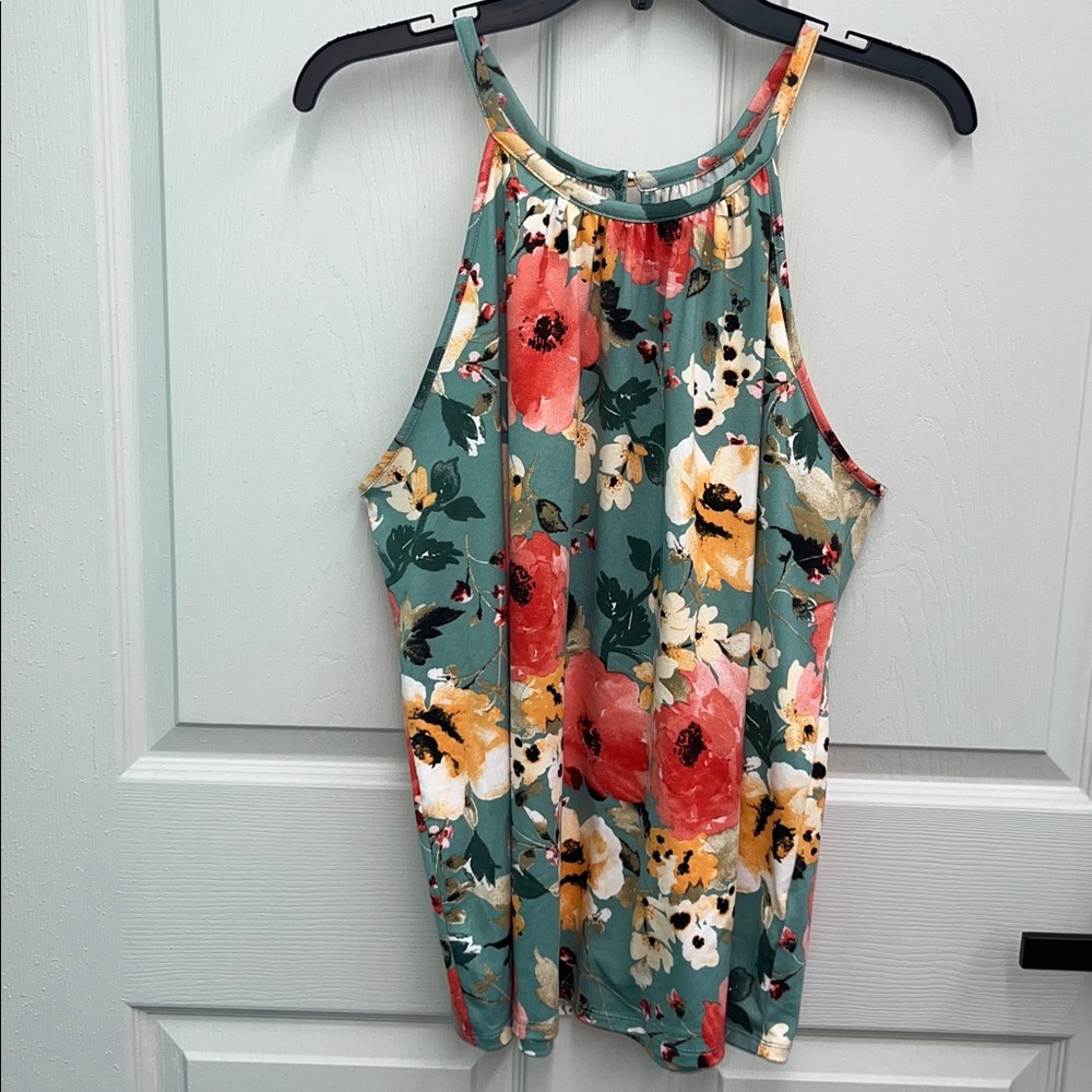 Papermoon Multicolor Floral Tank Top